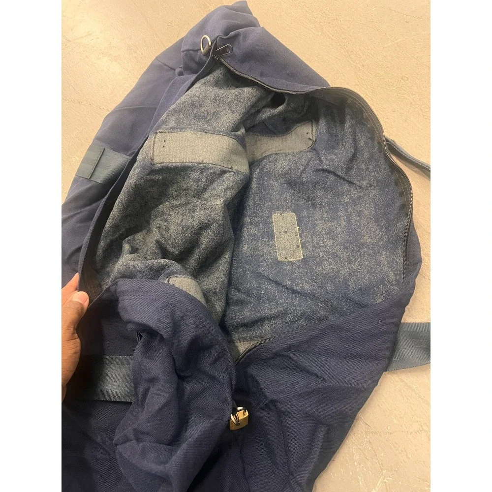 Vintage REI‎ Co-Op Duffel Bag Unisex Navy Top Handle Travel Camping Outdoor Gear